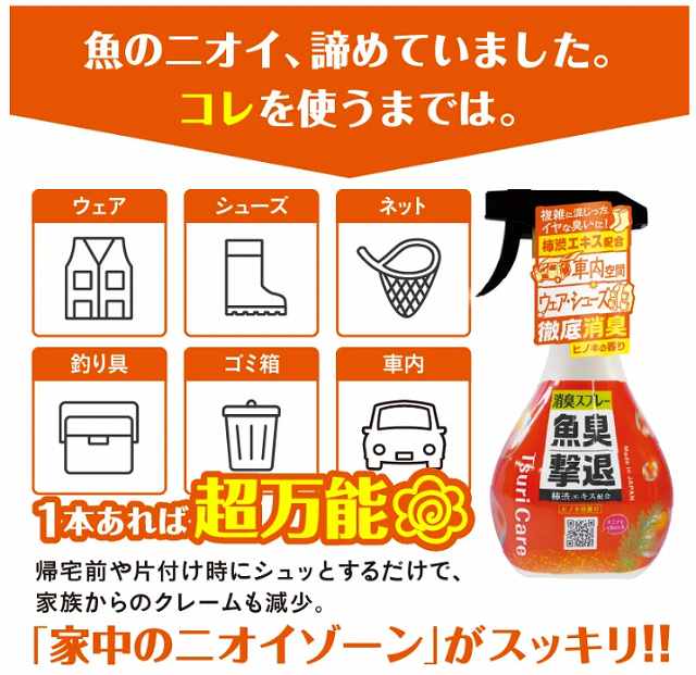 魚臭撃退消臭スプレーの使用箇所の説明画像
